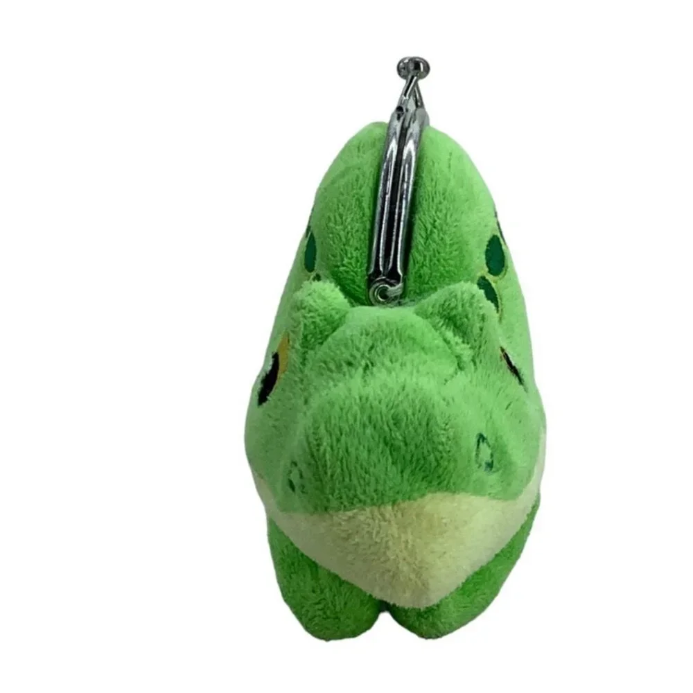 Wild Republic‎ Stegosaurus Plush Clasp Coin Purse Alligator Animal Green 8